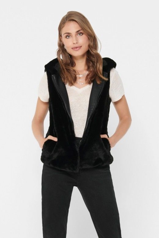 Colete Mulher MALOU FAUX FUR ONLY Colete Mulher MALOU FAUX FUR ONLY