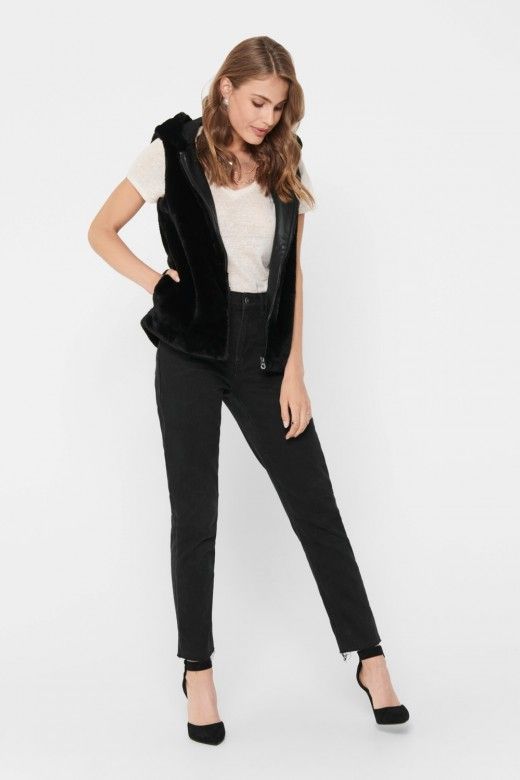 Colete Mulher MALOU FAUX FUR ONLY Colete Mulher MALOU FAUX FUR ONLY