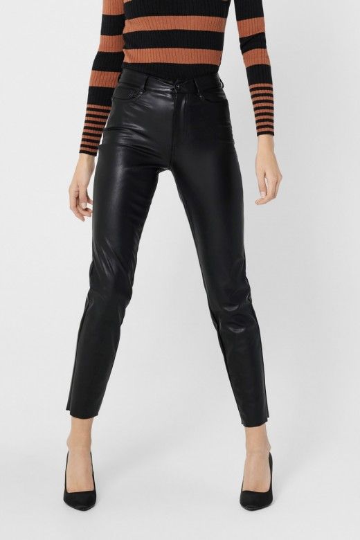 Calça Mulher EMILY FAUX LEATHER ONLY
