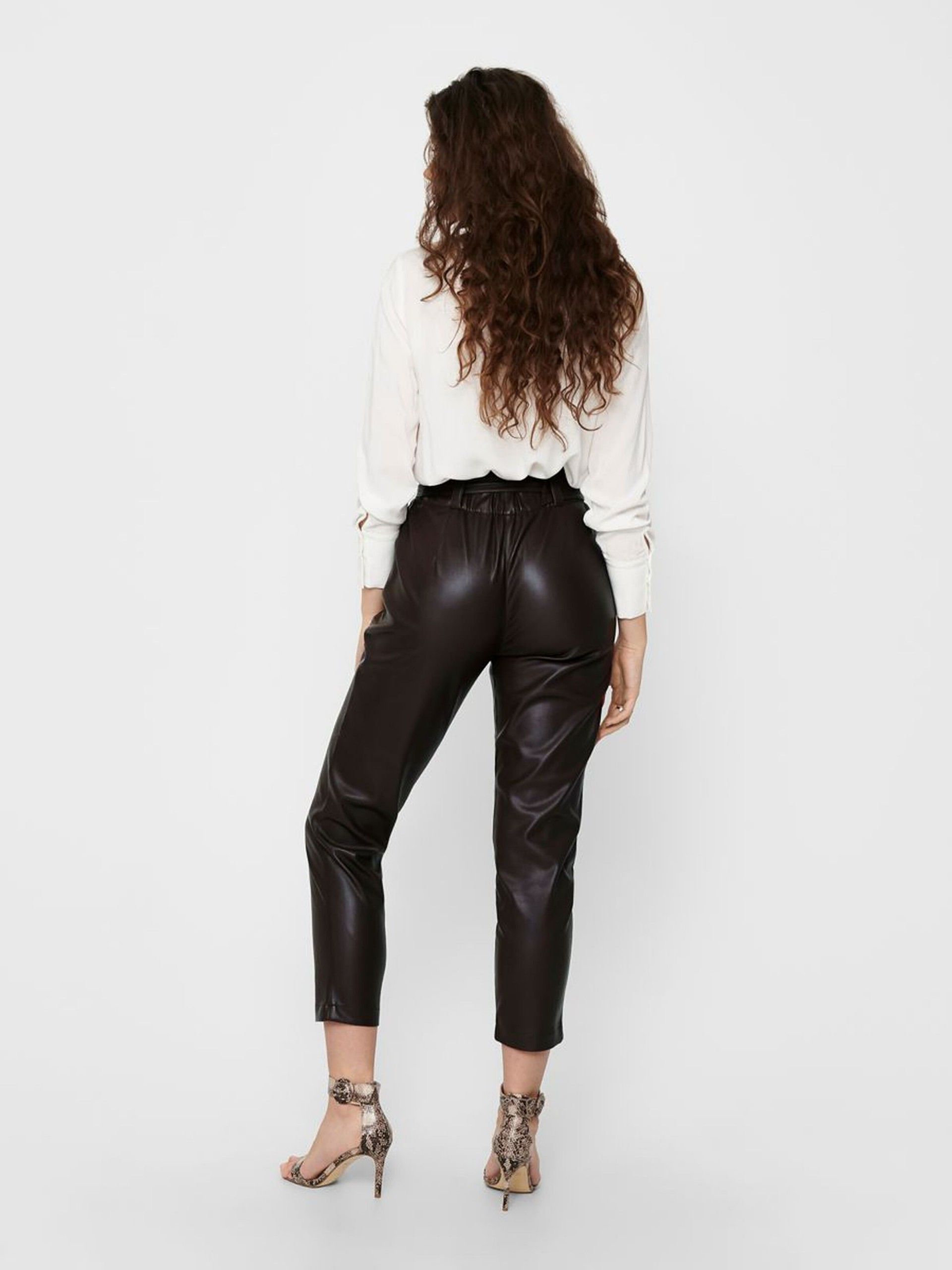 Calça Mulher BRIONY-DIONNE FAUX LEATHER ONLY