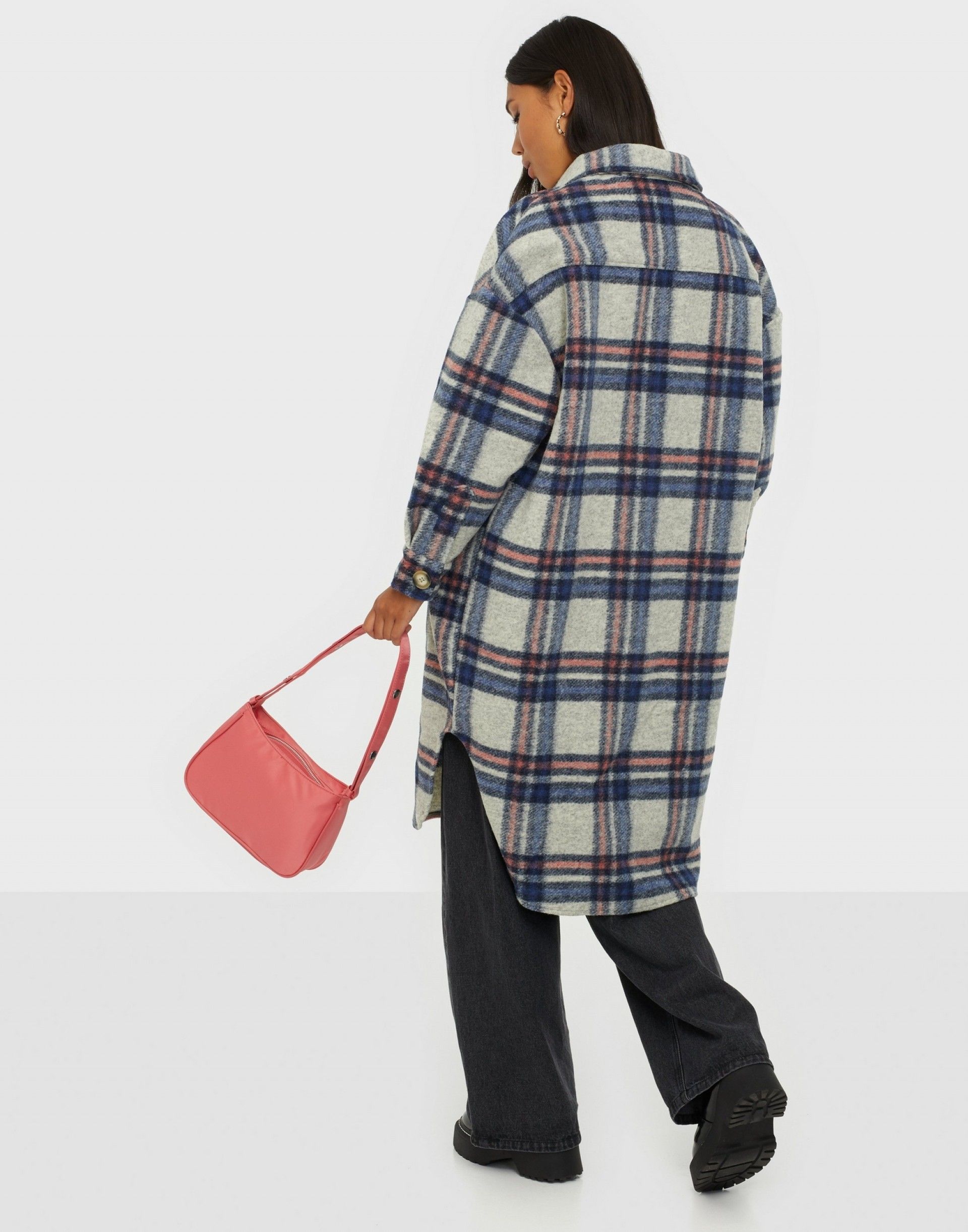 Casaco Mulher LOU-LOU CHECK LONG ONLY