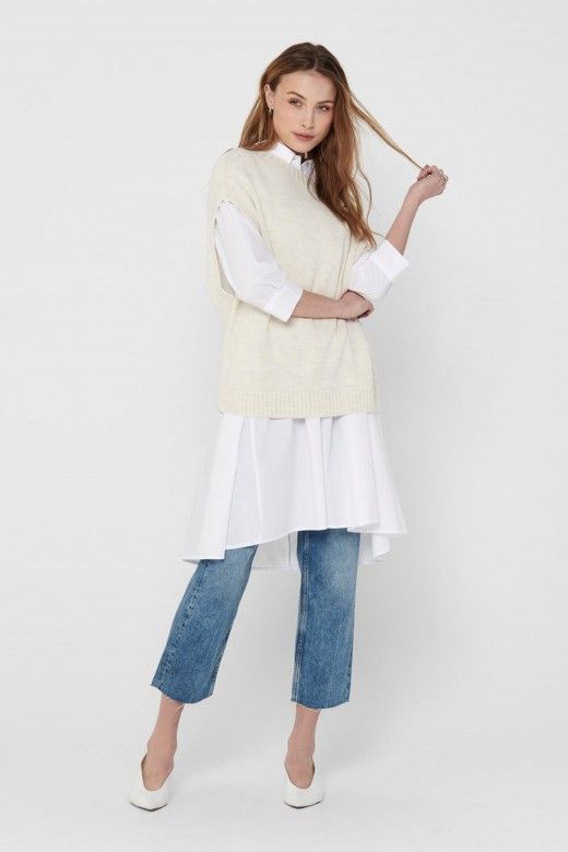 Camisola Mulher NADJA S/L WAISTCOAT ONLY Camisola Mulher NADJA S/L WAISTCOAT ONLY