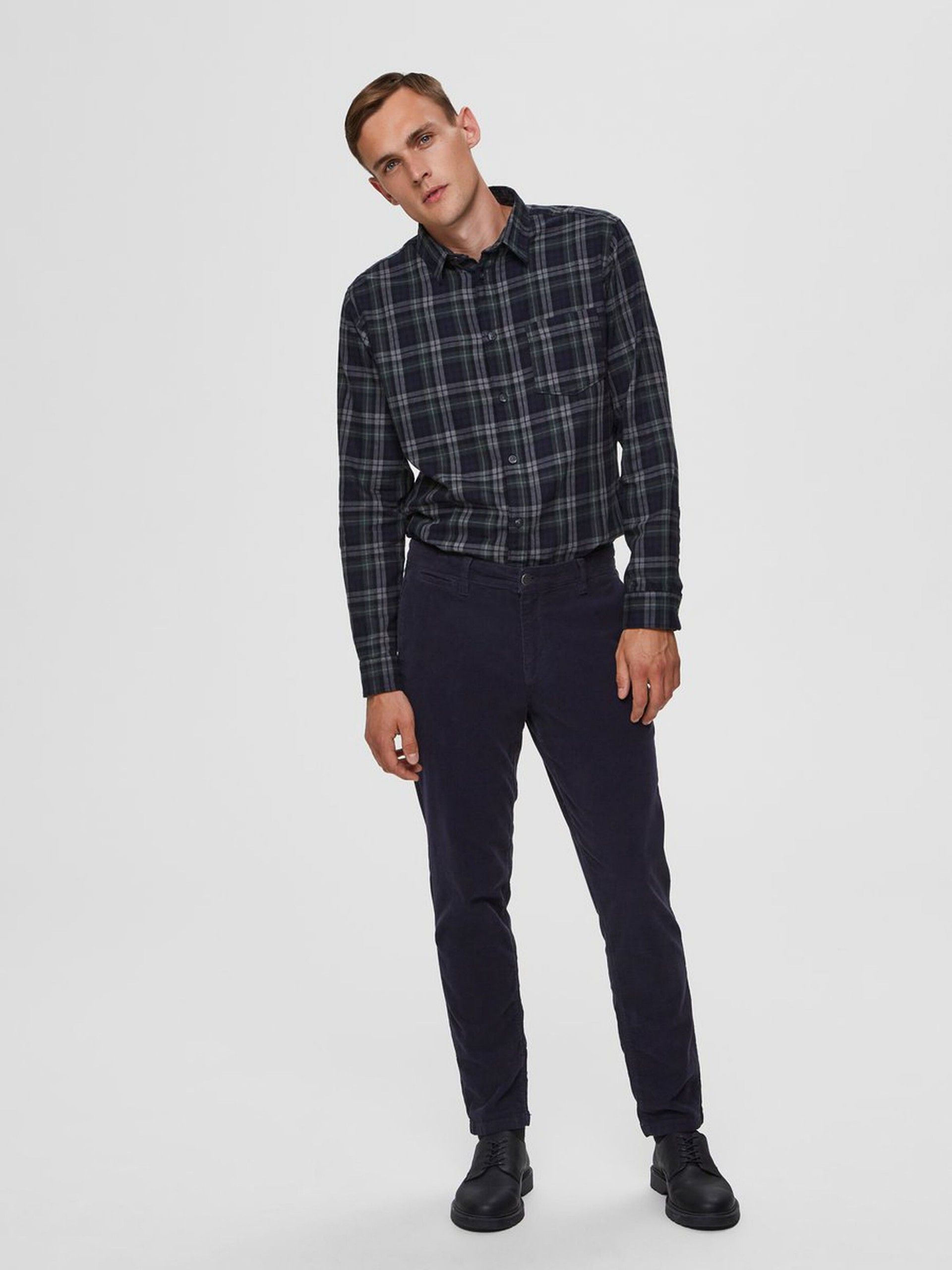 Camisa Homem REGMATTHEW Xadrez SELECTED