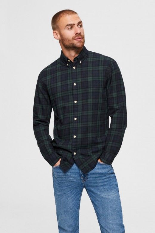 Camisa Homem HOUSTON Slim Xadrez SELECTED Camisa Homem HOUSTON Slim Xadrez SELECTED