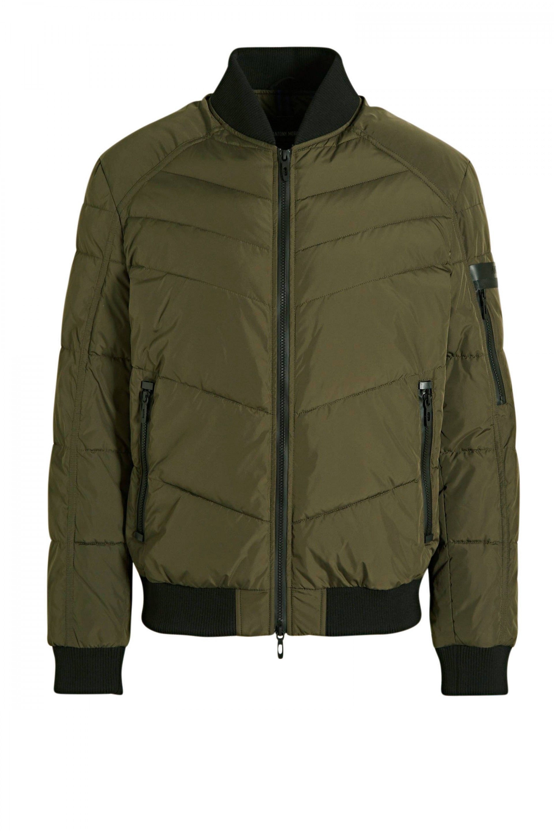 CASACO HOMEM BOMBER SLIM LOGO MORATO