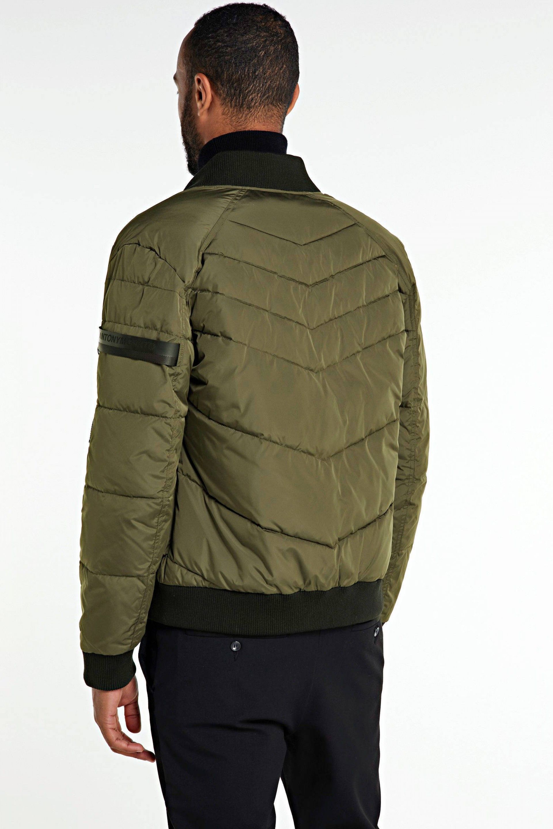 CASACO HOMEM BOMBER SLIM LOGO MORATO