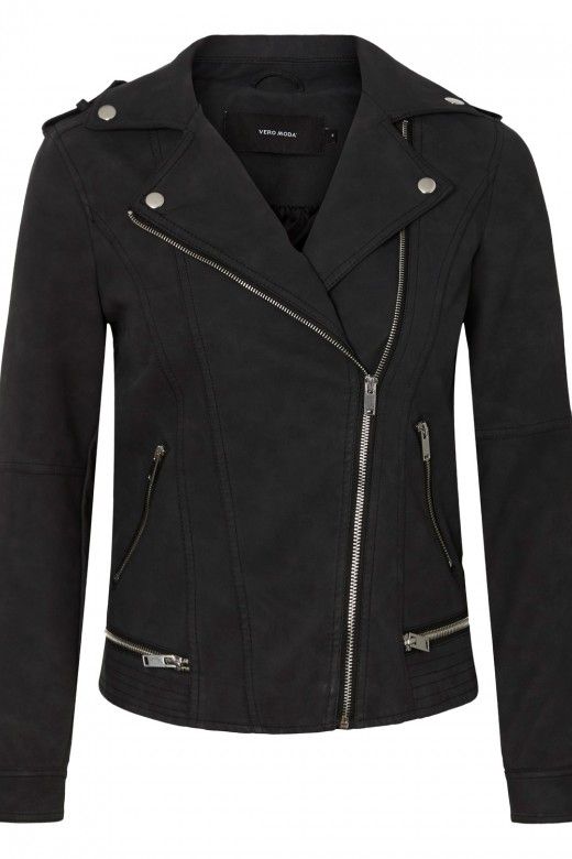 CASACO MULHER WORLD FAUX LEATHER CURTO PMU-M VERO MODA CASACO MULHER WORLD FAUX LEATHER CURTO PMU-M VERO MODA