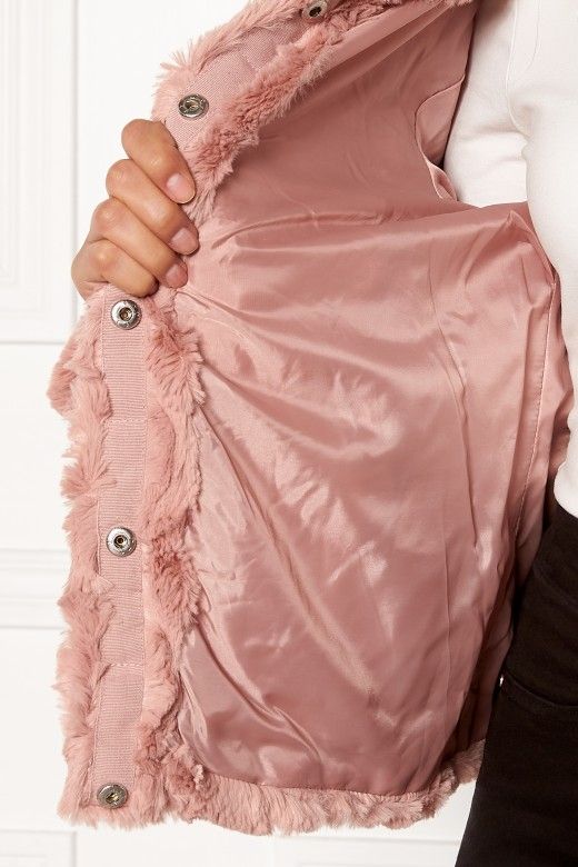 Casaco Mulher Pelo Curto CURL VERO MODA Casaco Mulher Pelo Curto CURL VERO MODA