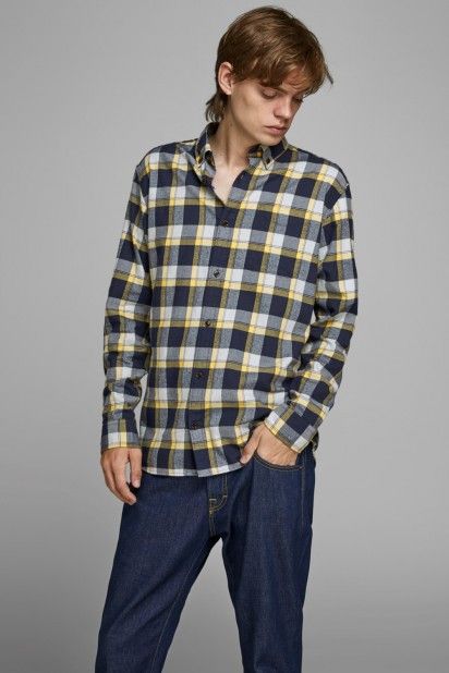 Camisa Homem EWASHINGTON Xadrez Jack Jones