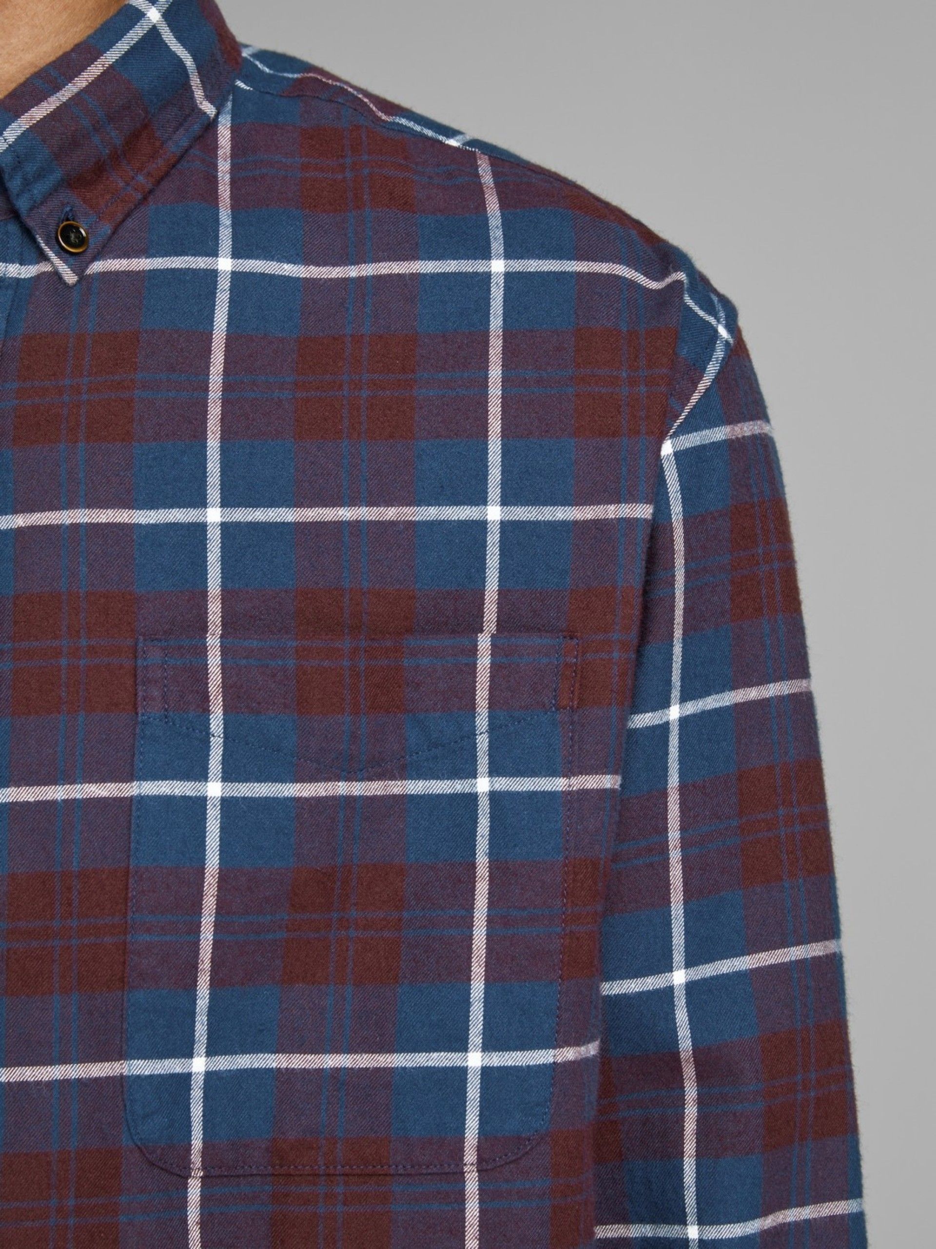 Camisa Homem EWASHINGTON Xadrez Jack Jones