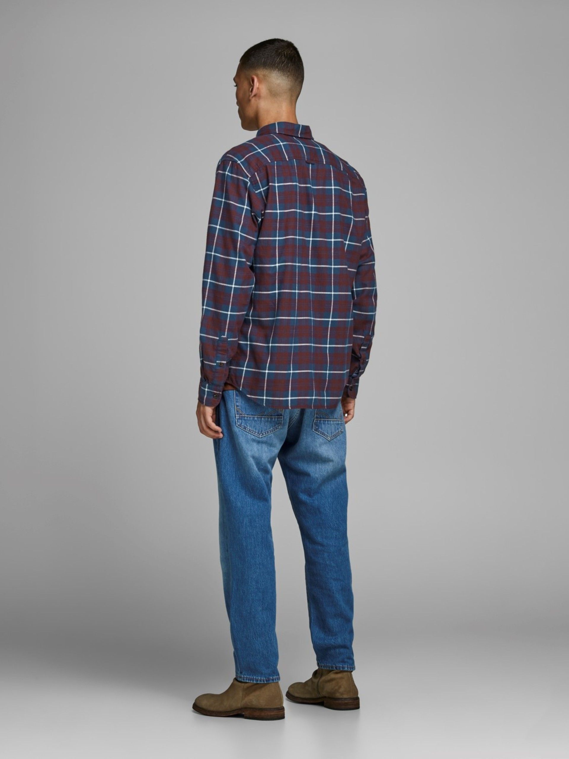 Camisa Homem EWASHINGTON Xadrez Jack Jones