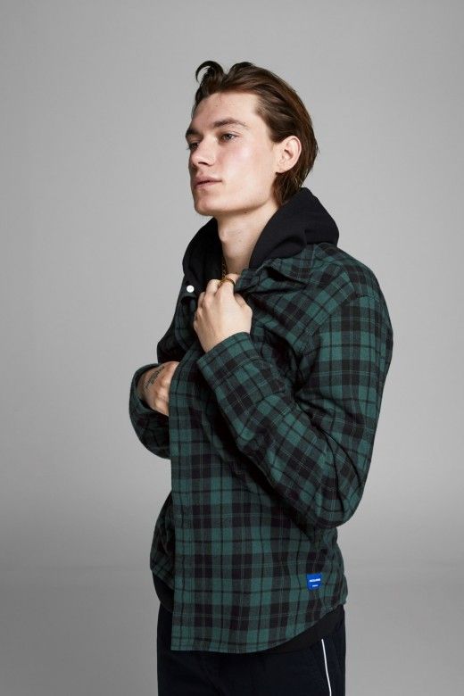 Camisa Homem JAKE Xadrez S/Fit Jack & Jones Camisa Homem JAKE Xadrez S/Fit Jack & Jones