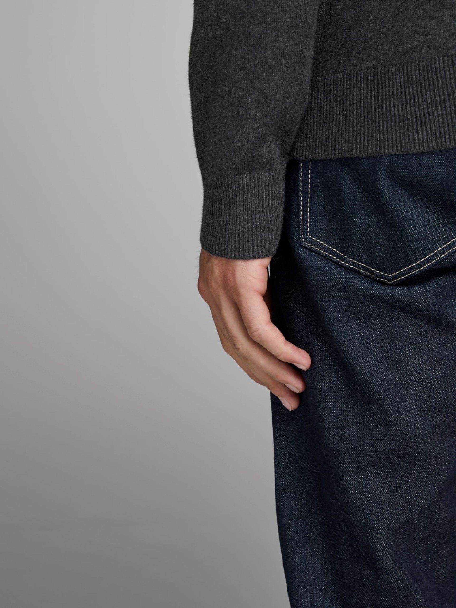 Malha Homem Gola Alta Emil Roll Jack Jones