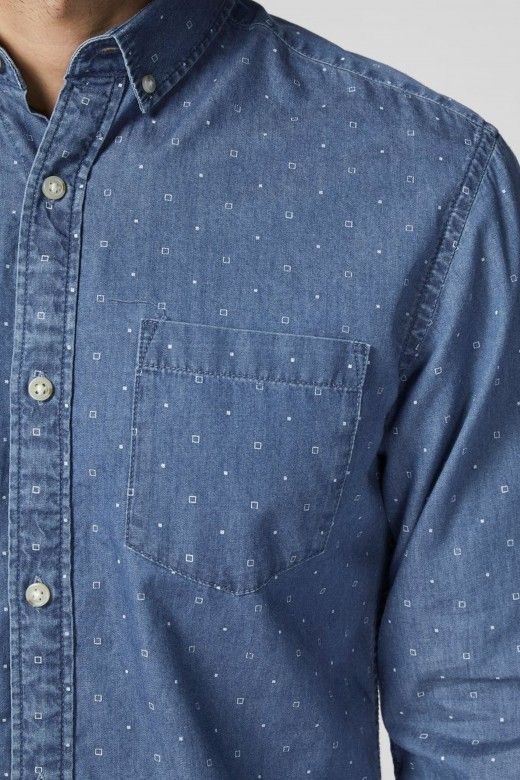 Camisa Homem MARLEY DENIM Jack Jones Camisa Homem MARLEY DENIM Jack Jones
