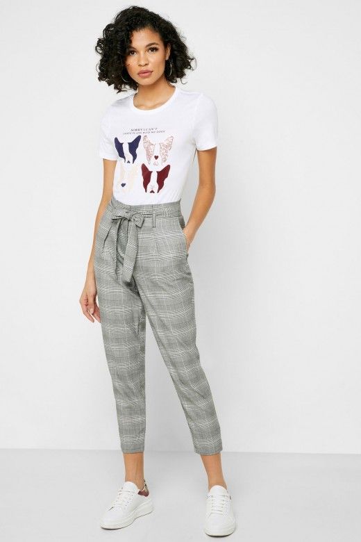 Calça Mulher NICOLE CHECK ONLY Calça Mulher NICOLE CHECK ONLY