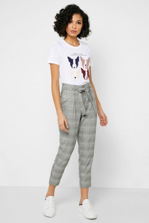 Calça Mulher NICOLE CHECK ONLY Calça Mulher NICOLE CHECK ONLY