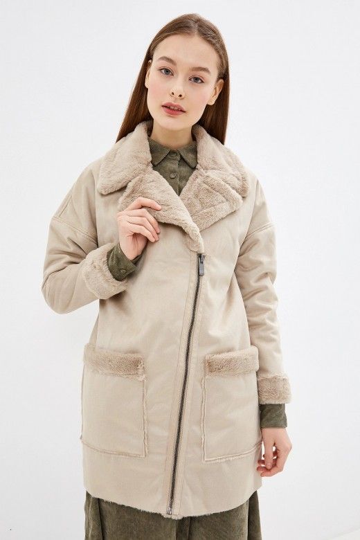 Casaco Mulher EMMA Bonded Faux Suede ONLY Casaco Mulher EMMA Bonded Faux Suede ONLY