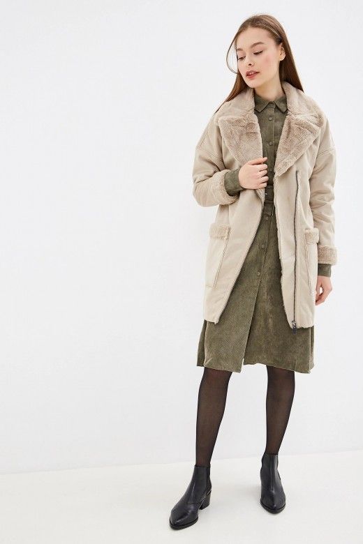 Casaco Mulher EMMA Bonded Faux Suede ONLY Casaco Mulher EMMA Bonded Faux Suede ONLY