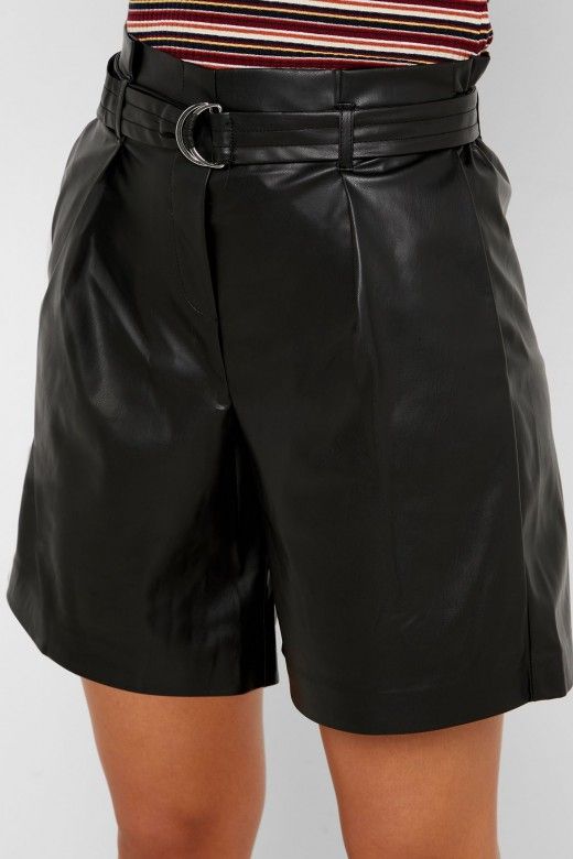 Shorts Mulher HELENA Faux Leather ONLY Shorts Mulher HELENA Faux Leather ONLY