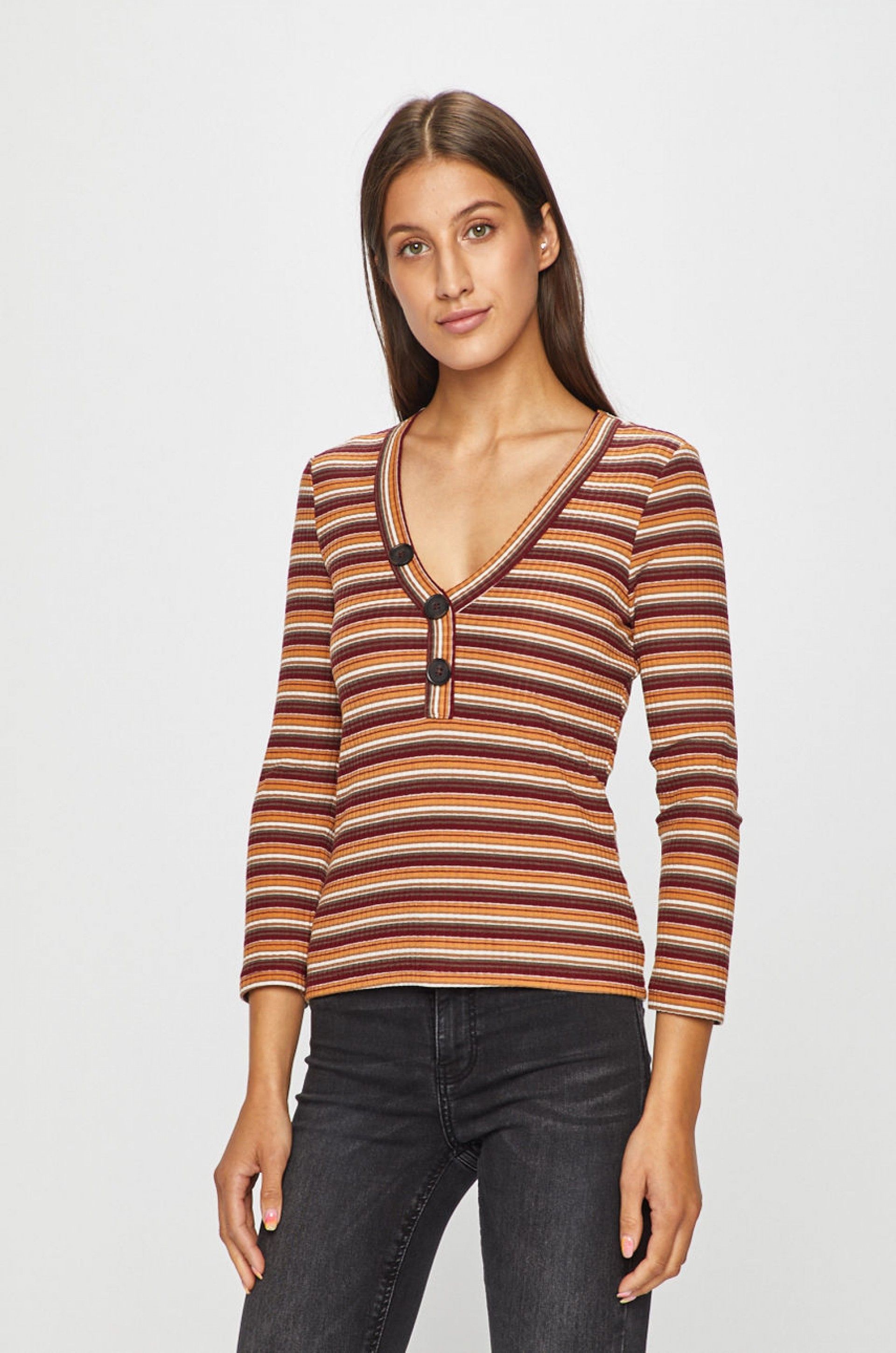 Top Mulher V NELLA 3/4 ONLY