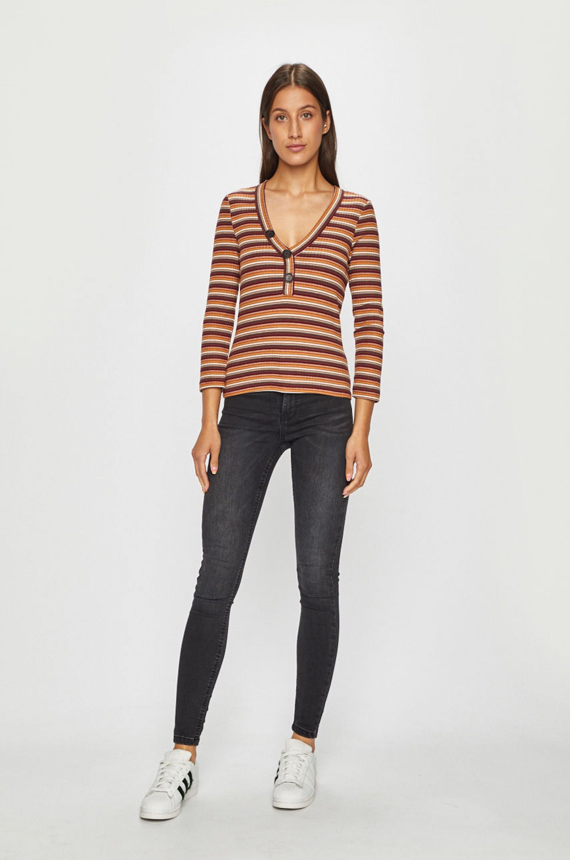 Top Mulher V NELLA 3/4 ONLY