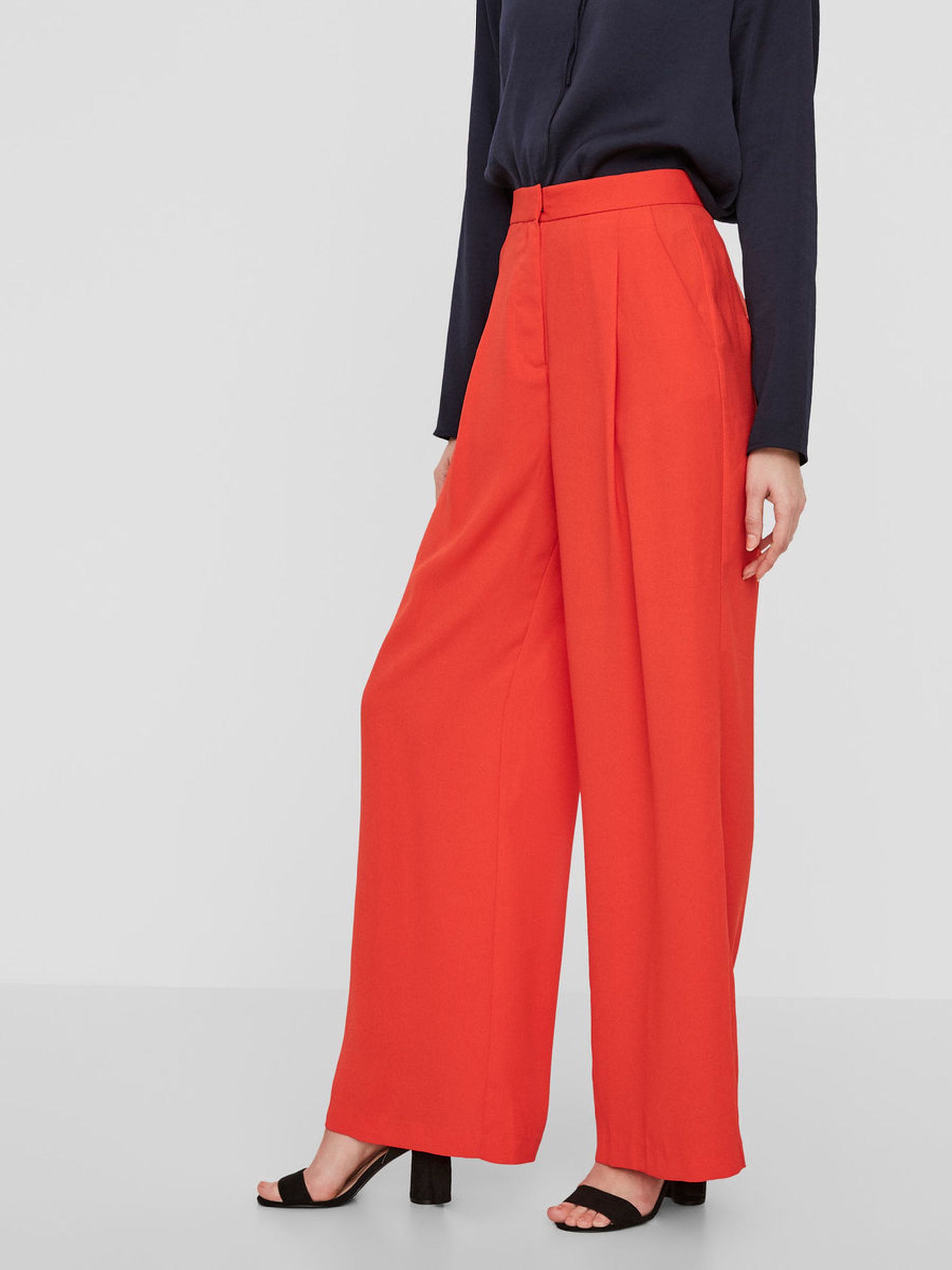 Calça MULHER LANJULI HW LONG WIDE VERO MODA