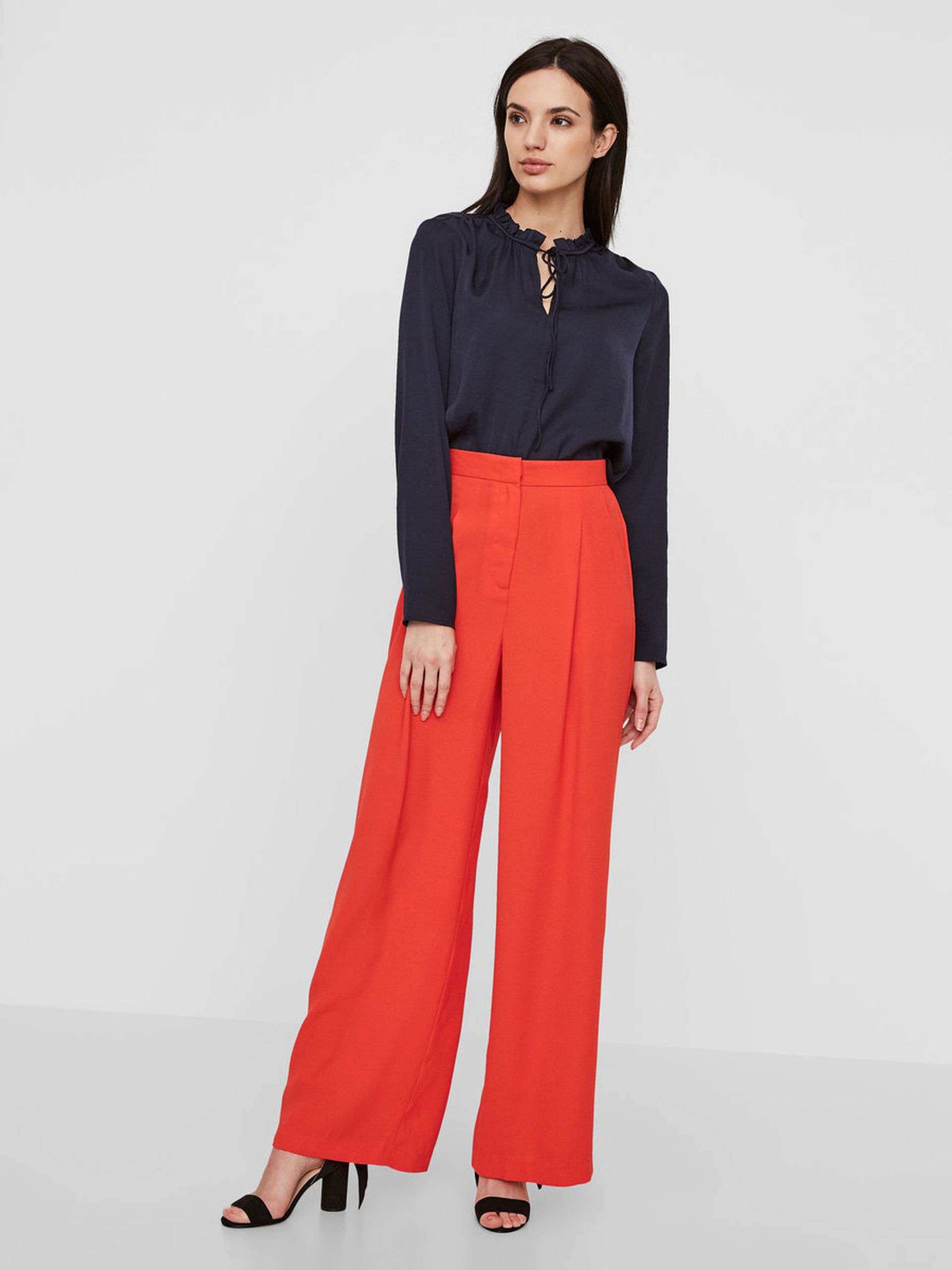 Calça MULHER LANJULI HW LONG WIDE VERO MODA