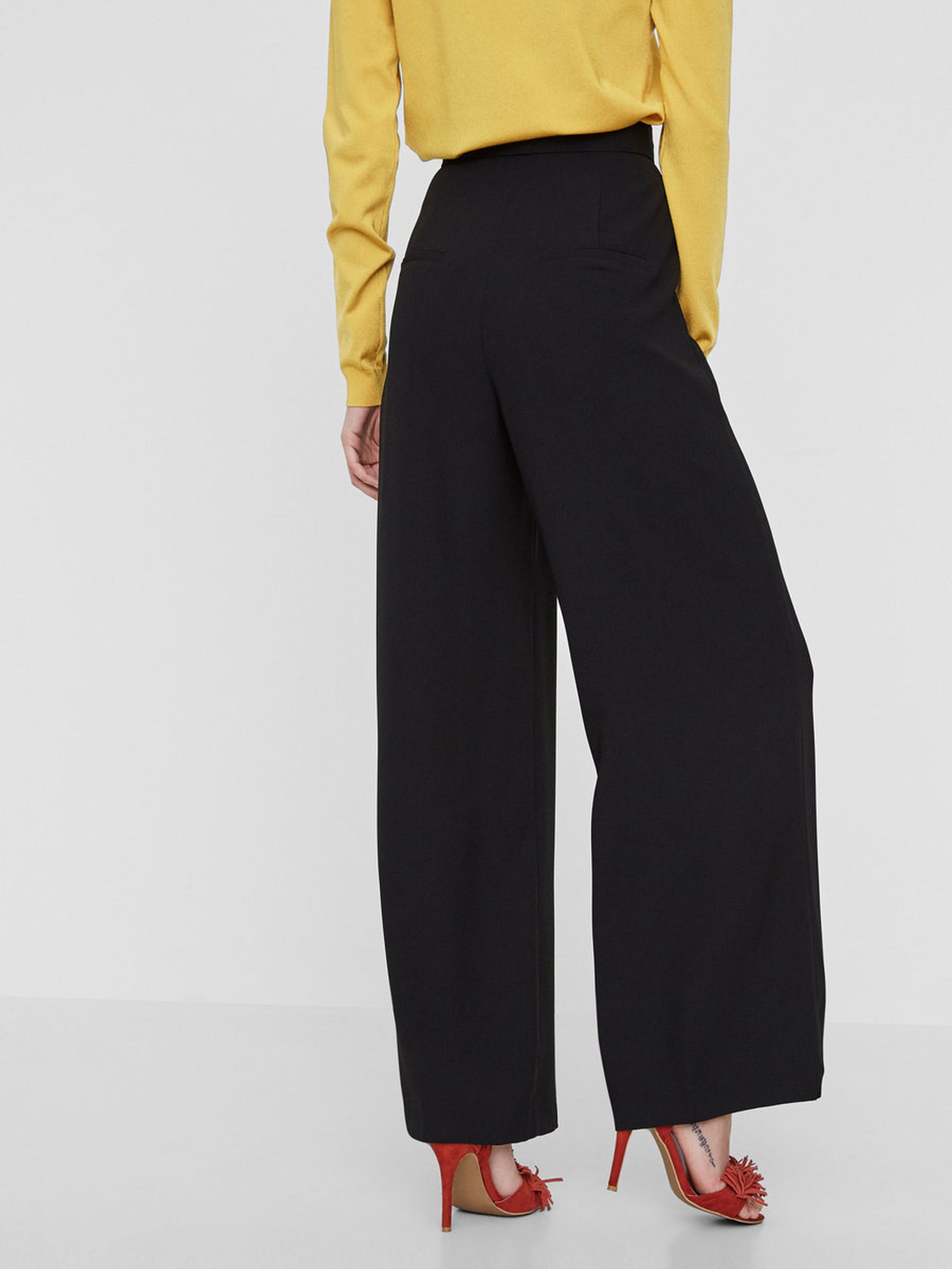 Calça MULHER LANJULI HW LONG WIDE VERO MODA