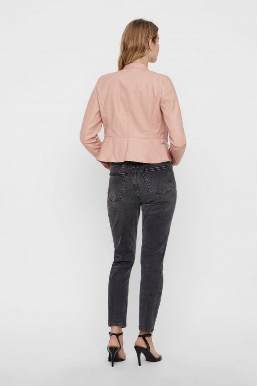 BLUSAO MULHER LEKSIFAVO SHORT FAUX LEATHER VERO MODA BLUSAO MULHER LEKSIFAVO SHORT FAUX LEATHER VERO MODA
