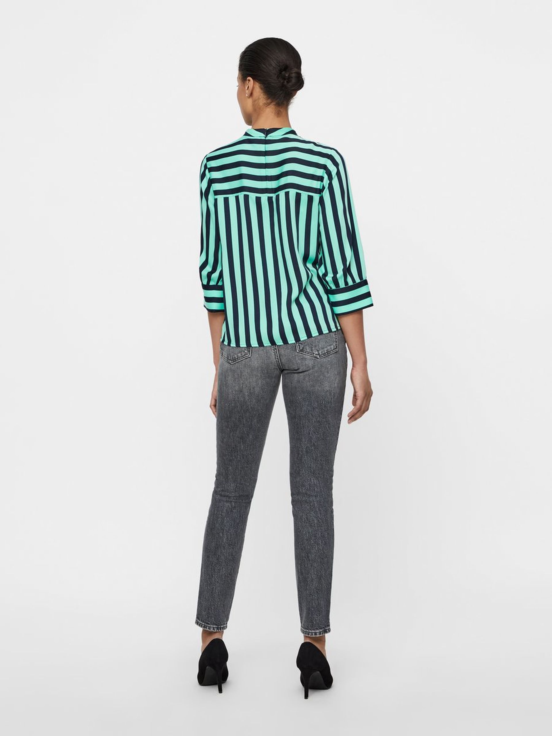 TOP MULHER STINNA HIGHNECK 3/4 VERO MODA