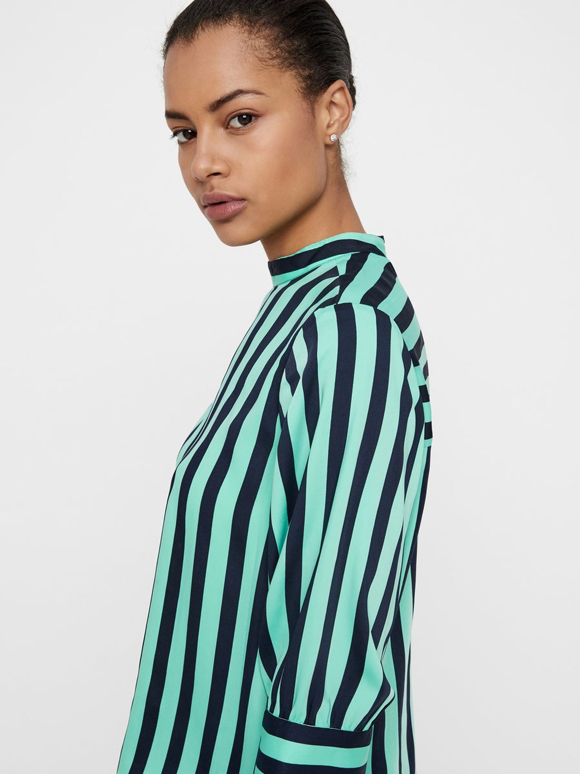 TOP MULHER STINNA HIGHNECK 3/4 VERO MODA