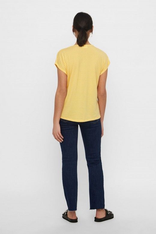 TOP MULHER MAVA STRIPE V VERO MODA TOP MULHER MAVA STRIPE V VERO MODA