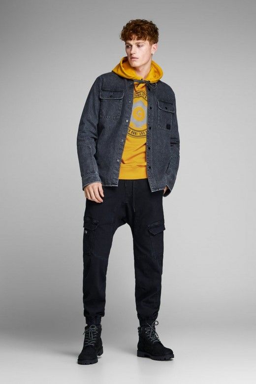 SWEAT HOMEM FRANK C/Capuz JACK JONES SWEAT HOMEM FRANK C/Capuz JACK JONES