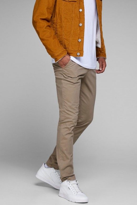 Calças Chino Homem Março Jack Jones Calças Chino Homem Março Jack Jones