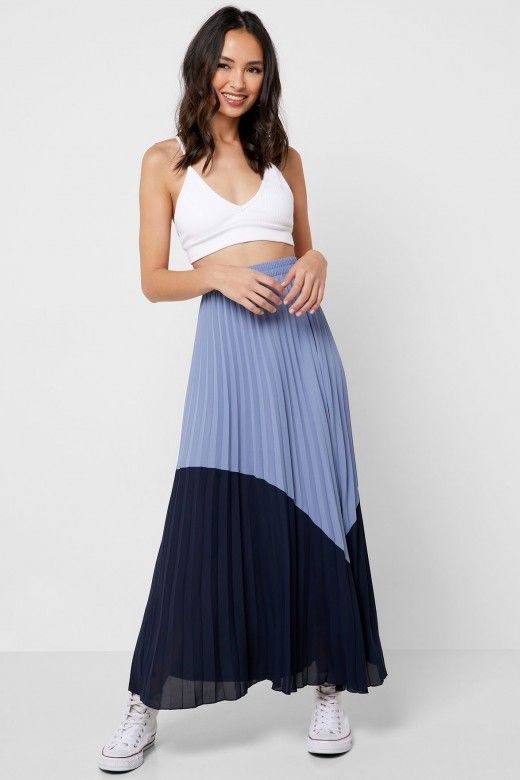 Saia Mulher STINA Maxi Plissada ONLY Saia Mulher STINA Maxi Plissada ONLY