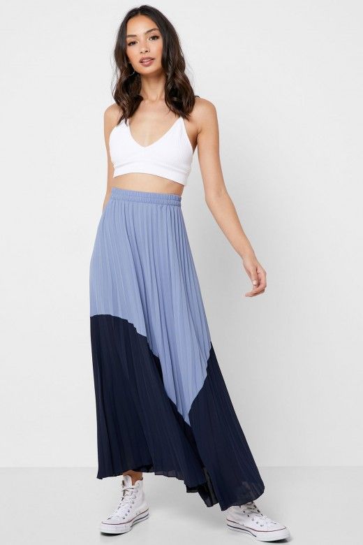 Saia Mulher STINA Maxi Plissada ONLY Saia Mulher STINA Maxi Plissada ONLY