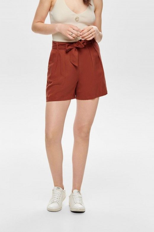 Shorts Mulher HEATHER PAPERBAG ONLY