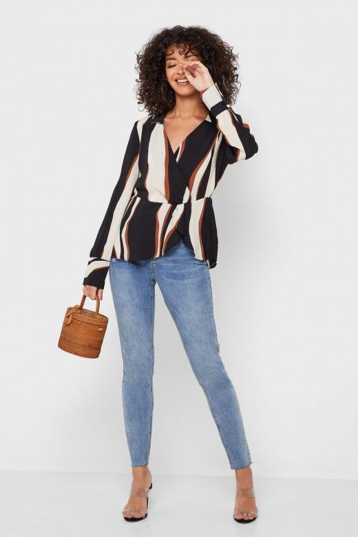 Top Mulher FIDELA WRAP VERO MODA Top Mulher FIDELA WRAP VERO MODA