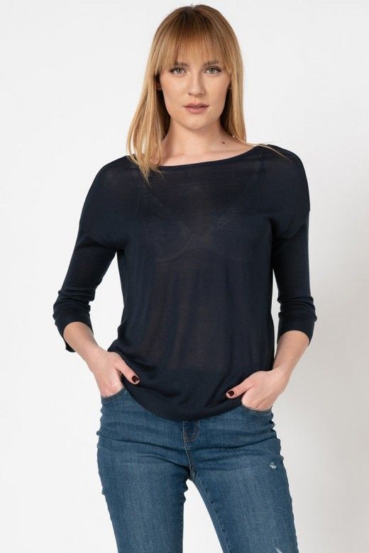 Malha Mulher LINA 3/4 V-BACK VERO MODA Malha Mulher LINA 3/4 V-BACK VERO MODA