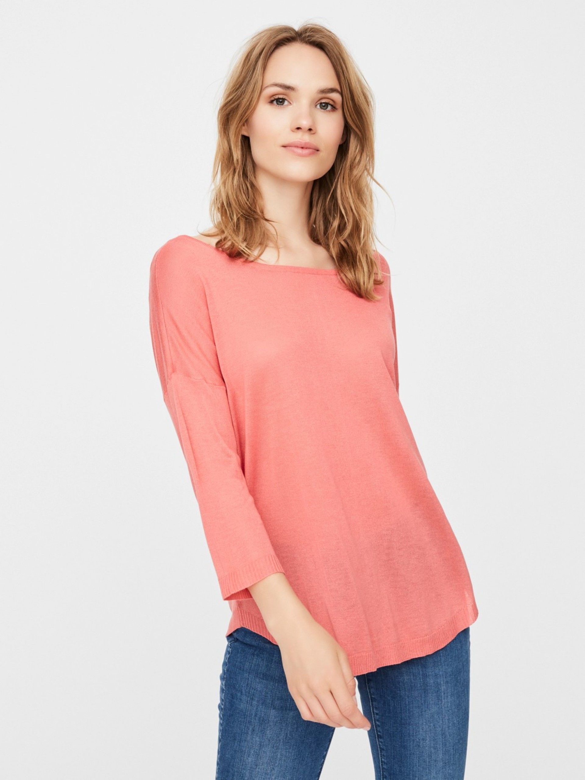 Malha Mulher LINA 3/4 V-BACK VERO MODA