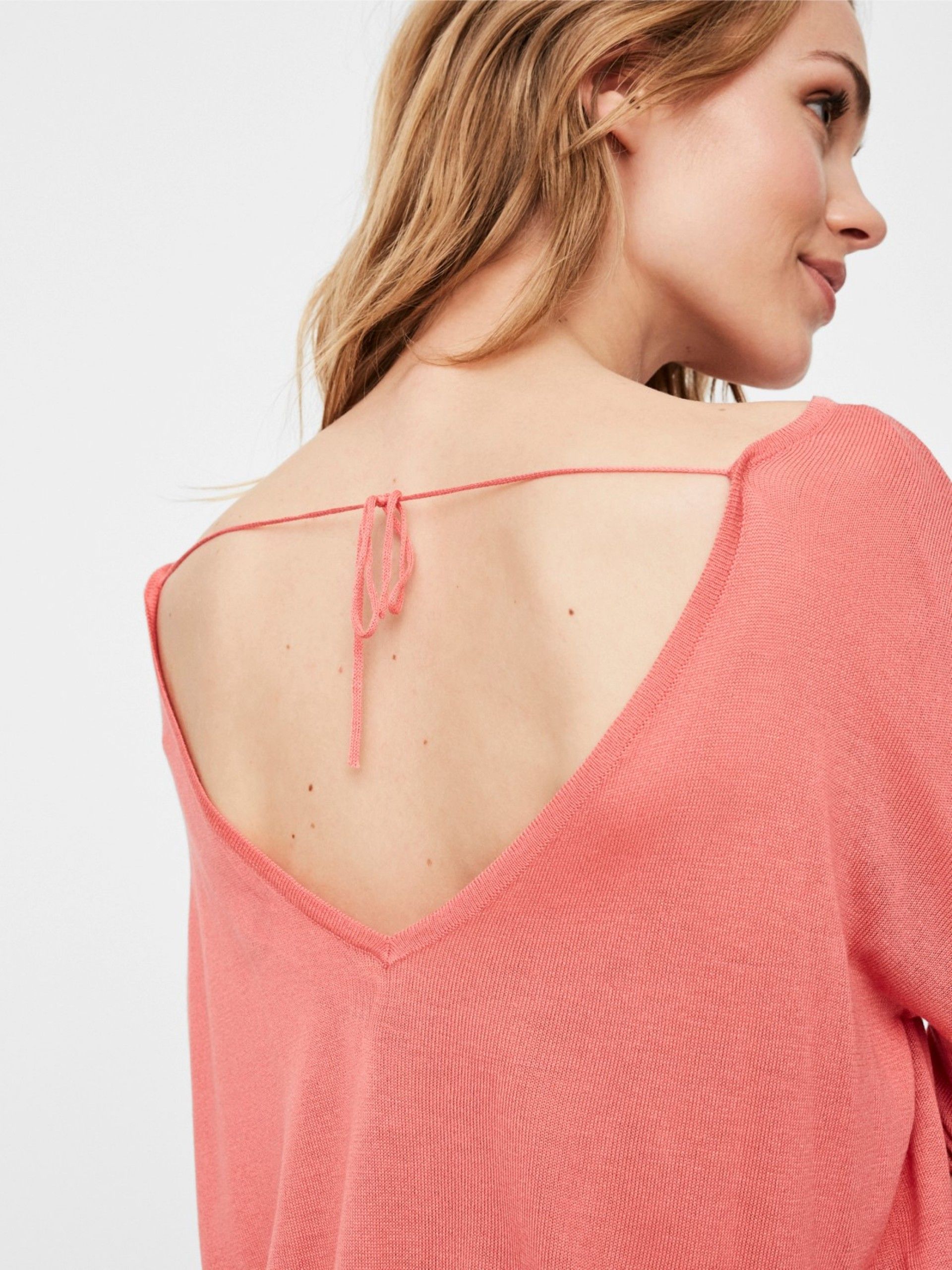 Malha Mulher LINA 3/4 V-BACK VERO MODA