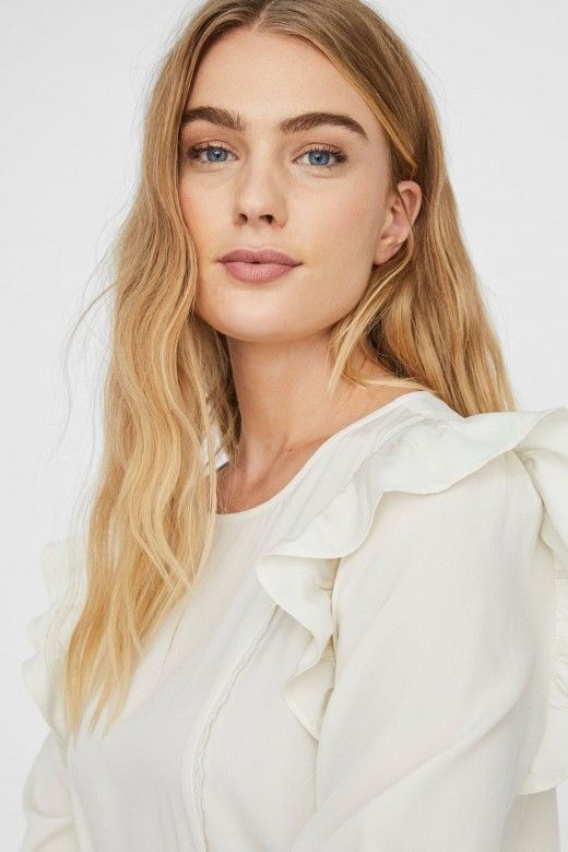 Top Mulher INEZ LS FRIL VERO MODA Top Mulher INEZ LS FRIL VERO MODA