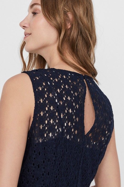 Vestido Mulher ALLIE LACE S/L Curto VERO MODA Vestido Mulher ALLIE LACE S/L Curto VERO MODA