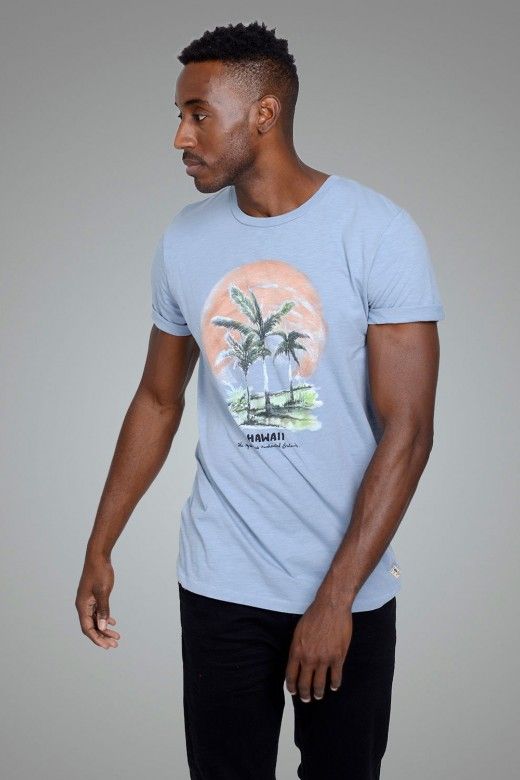 T-Shirt Homem OWEN BLU JACK JONES T-Shirt Homem OWEN BLU JACK JONES
