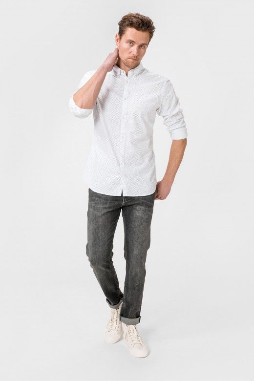 Camisa Homem BLALOGO STRETCH Jack Jones Camisa Homem BLALOGO STRETCH Jack Jones