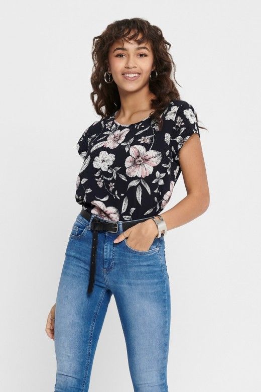 Top Mulher VIC SS Floral ONLY Noos Top Mulher VIC SS Floral ONLY Noos
