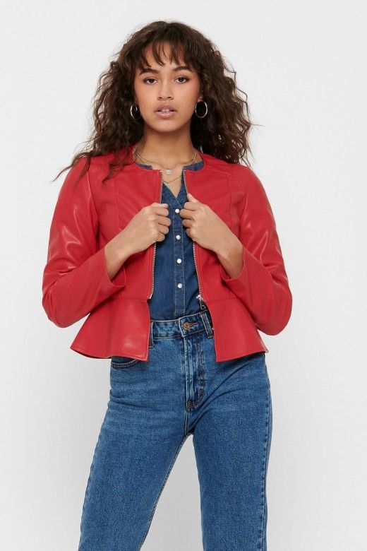 Casaco Mulher JOSIE FAUX LEATHER ONLY Casaco Mulher JOSIE FAUX LEATHER ONLY