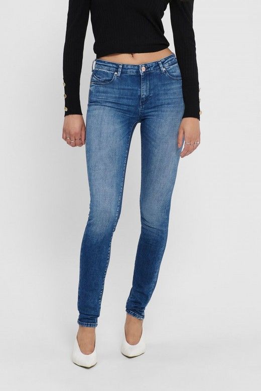Calça Mulher Jeans ISA REG SKINNY ONLY Calça Mulher Jeans ISA REG SKINNY ONLY
