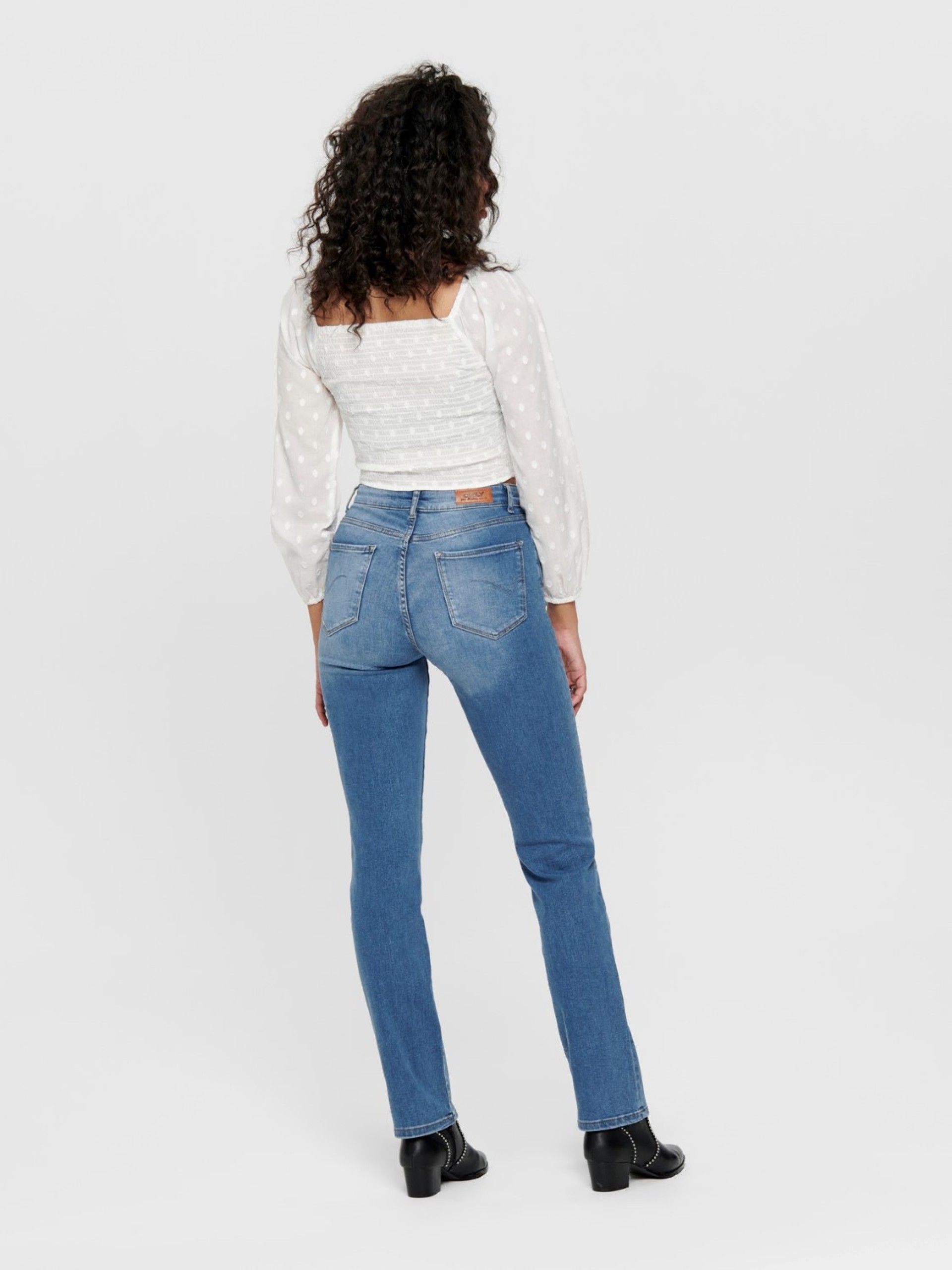 Calça Mulher Jeans NAHLA WH STRAIGHT ONLY