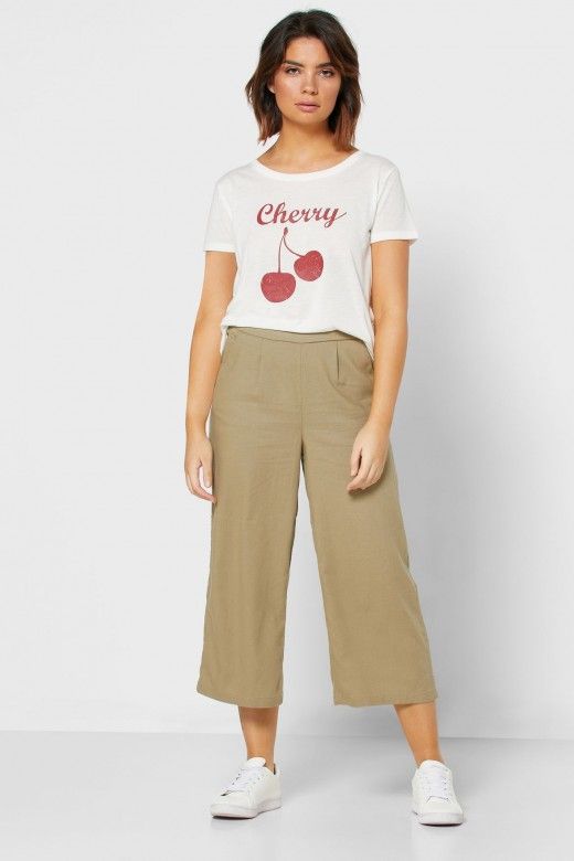 Calça Culotte Mulher CARISA-BIBS ONLY Calça Culotte Mulher CARISA-BIBS ONLY